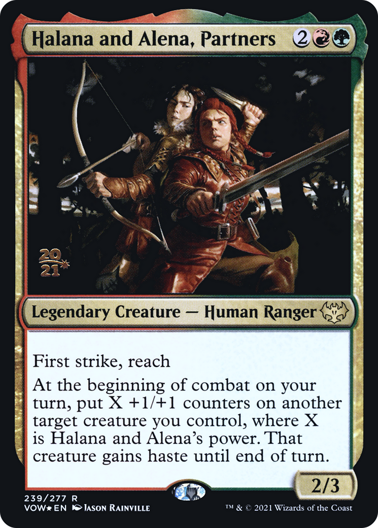 Halana and Alena, Partners (239s) Foil - Innistrad: Crimson Vow Promos