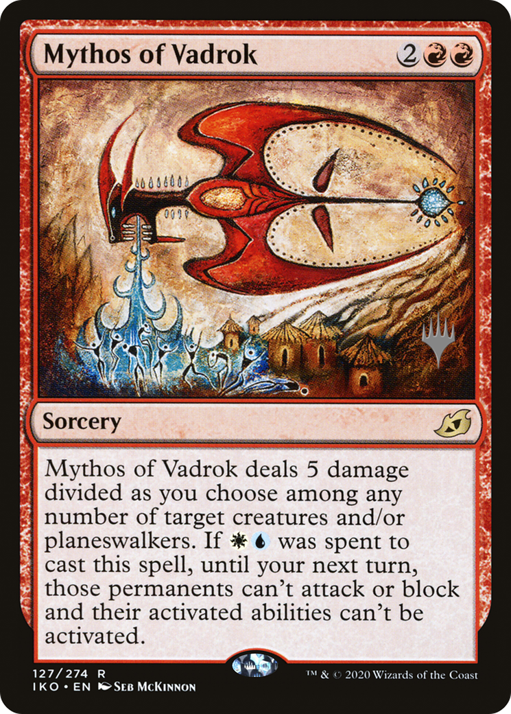 Mythos of Vadrok (127) Foil - Ikoria: Lair of Behemoths Promos