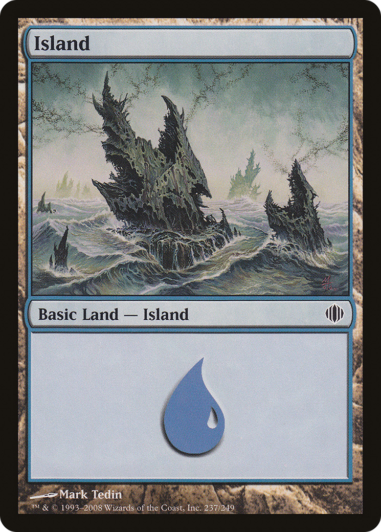 Island (237) Foil - Shards of Alara