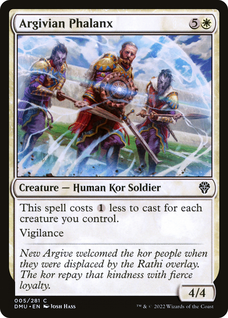 Argivian Phalanx (005) Foil - Dominaria United