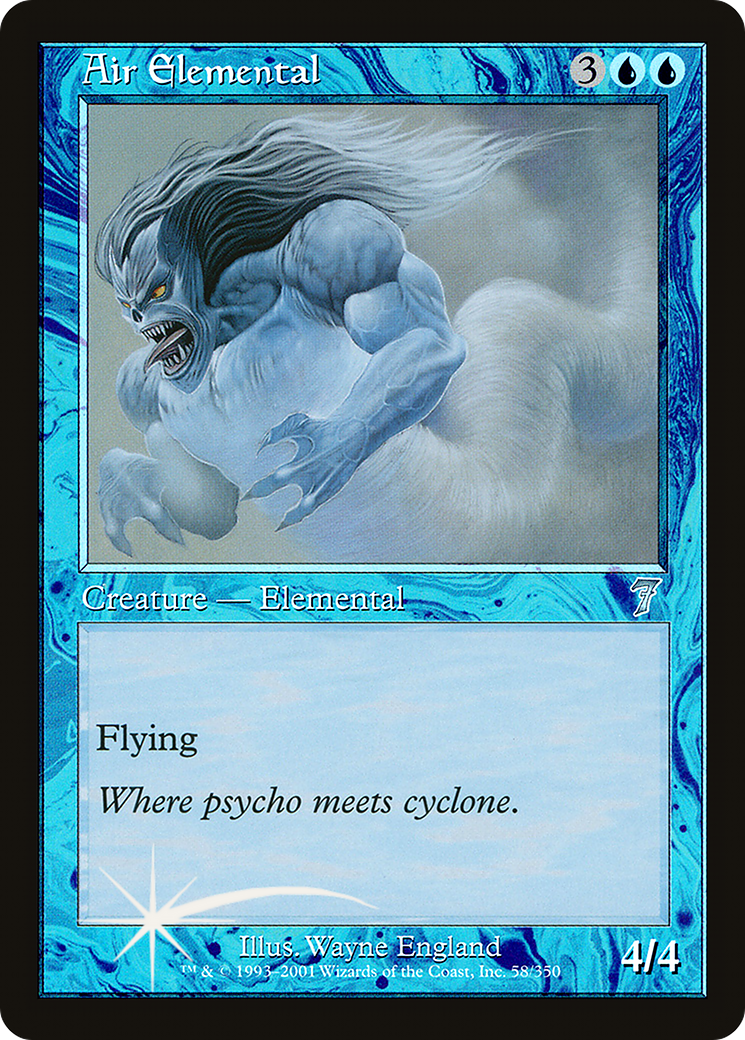 Air Elemental (058) Foil - Seventh Edition
