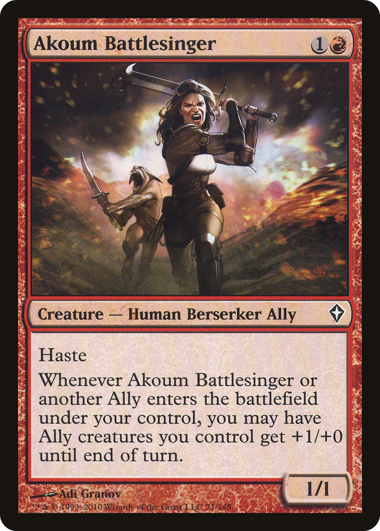 Akoum Battlesinger (071) - Worldwake