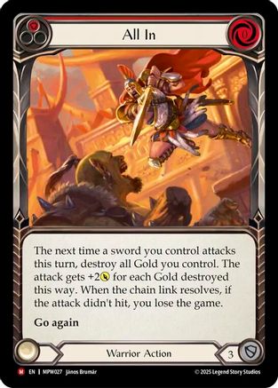 All In (MPW027) - Mastery Pack Warrior