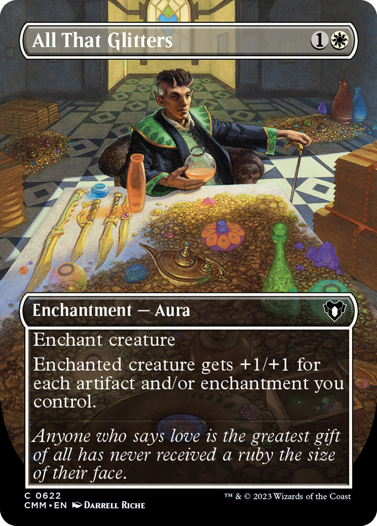 All That Glitters (Borderless) (622) Foil - Commander Masters