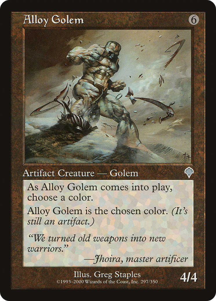 Alloy Golem (297) Foil - Invasion
