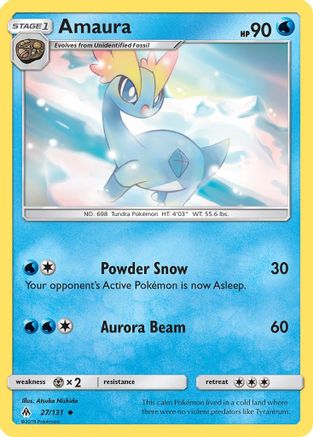 Amaura (27) Reverse Holofoil - Forbidden Light