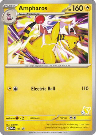 Ampharos (#47 Pikachu) (109) - Battle Academy 2024