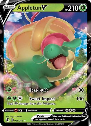 Appletun V (26) Holofoil - Fusion Strike