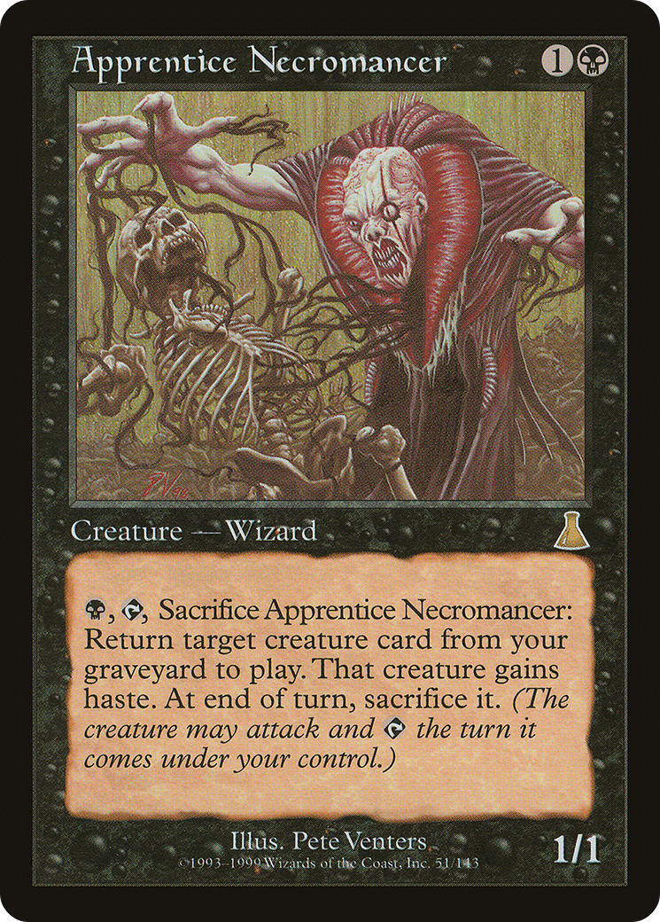 Apprentice Necromancer (051) Foil - Urza's Destiny