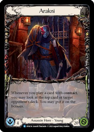 Arakni (DYN114) Rainbow Foil - Dynasty