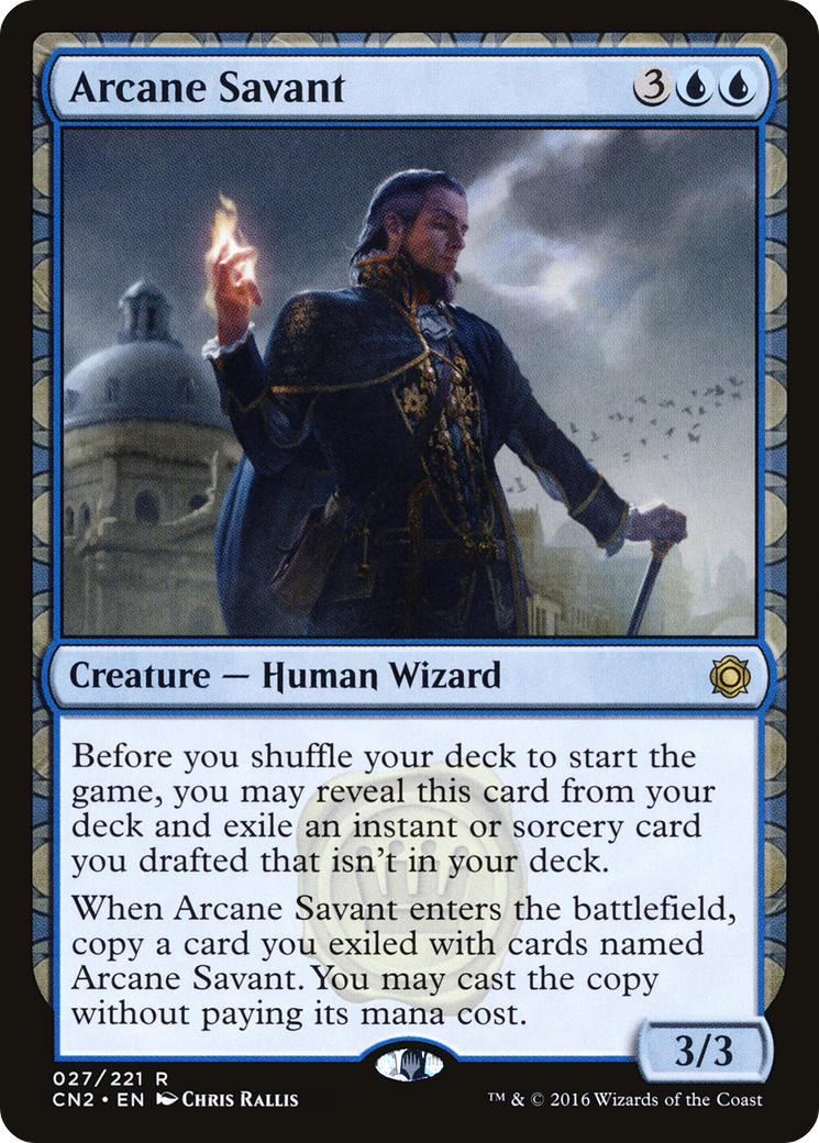 Arcane Savant (027) Foil - Conspiracy: Take the Crown
