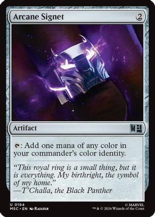 Arcane Signet (194) Surge Foil - Commander: Marvel Super Heroes