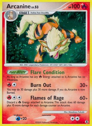 Arcanine (1) Holofoil - Rising Rivals