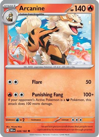 Arcanine (28) - Destined Rivals