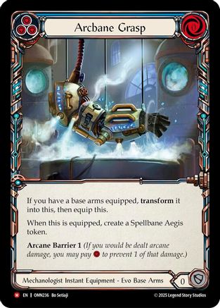 Arcbane Grasp (Blue) (OMN236) Cold Foil - Omens of the Third Age