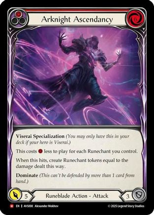 Arknight Ascendancy (AVS008) - Armory Deck: Legends Viserai