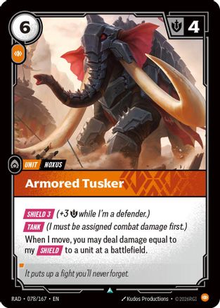 Armored Tusker (078) - Radiance