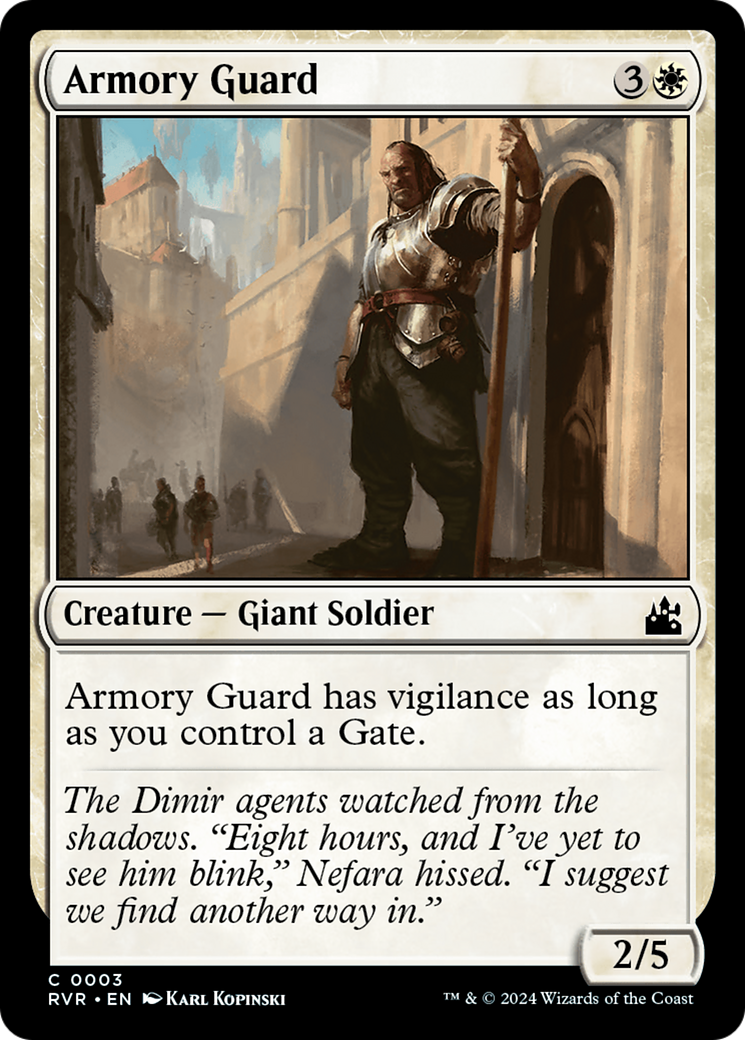Armory Guard (003) Foil - Ravnica Remastered