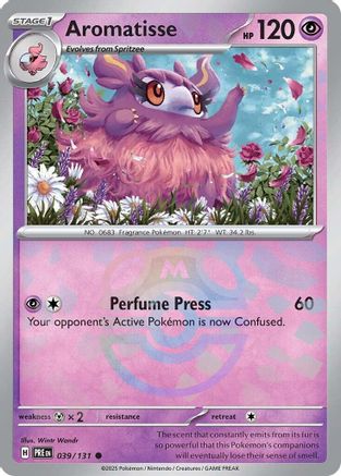 Aromatisse (Master Ball Pattern) (39) Reverse Holofoil - Prismatic Evolutions
