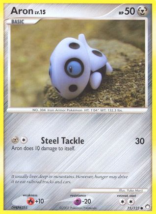 Aron (71) Reverse Holofoil - Mysterious Treasures