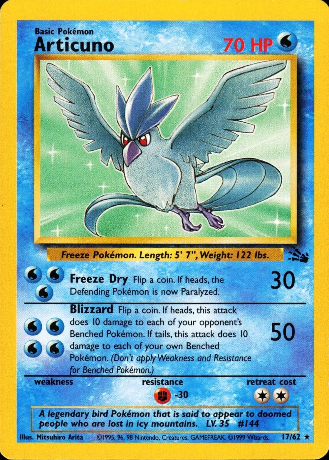 Articuno (2) (Unlimited) Holofoil - Fossil