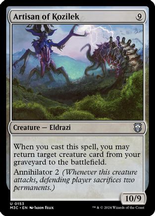Artisan of Kozilek (153) Ripple Foil - Commander: Modern Horizons 3