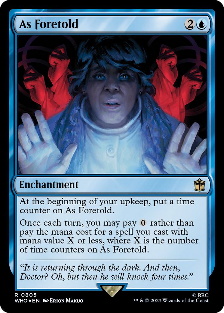 As Foretold (805) Surge Foil - Doctor Who