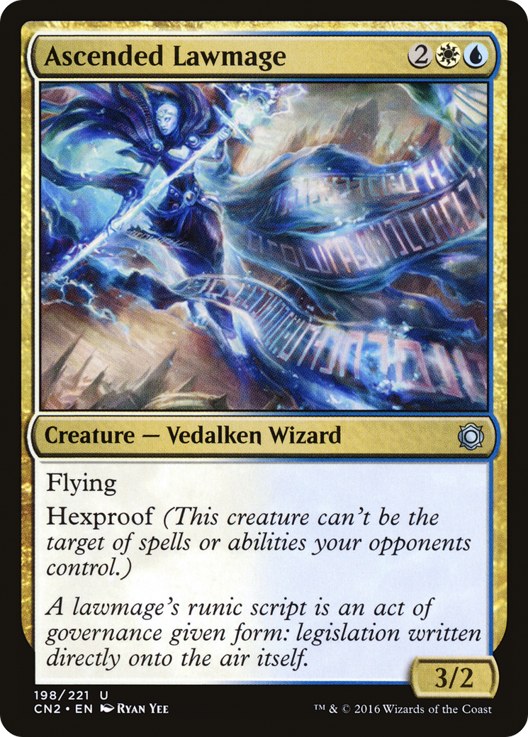 Ascended Lawmage (198) Foil - Conspiracy: Take the Crown