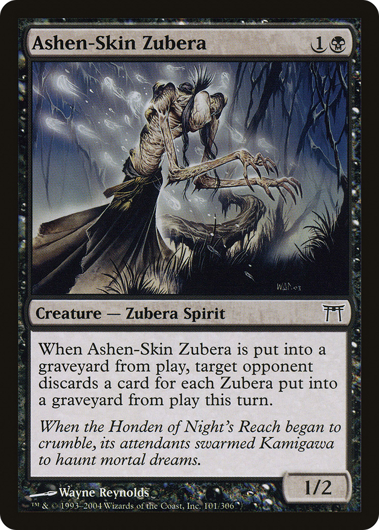Ashen-Skin Zubera (101) Foil - Champions of Kamigawa