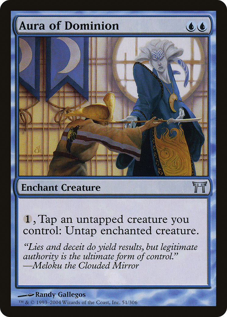 Aura of Dominion (051) Foil - Champions of Kamigawa