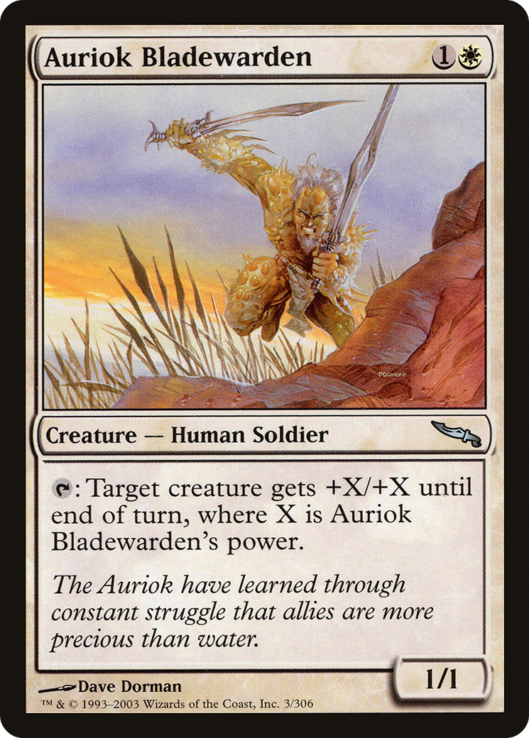 Auriok Bladewarden (003) Foil - Mirrodin