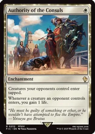 Authority of the Consuls (232) Surge Foil - Commander: FINAL FANTASY