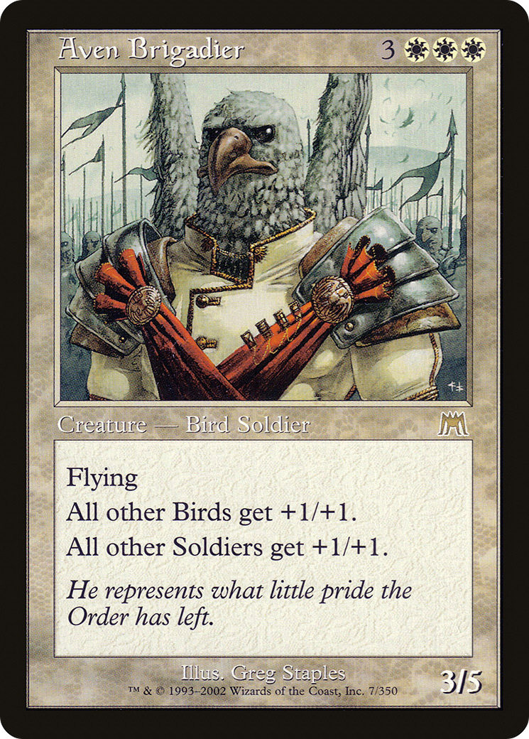 Aven Brigadier (007) Foil - Onslaught