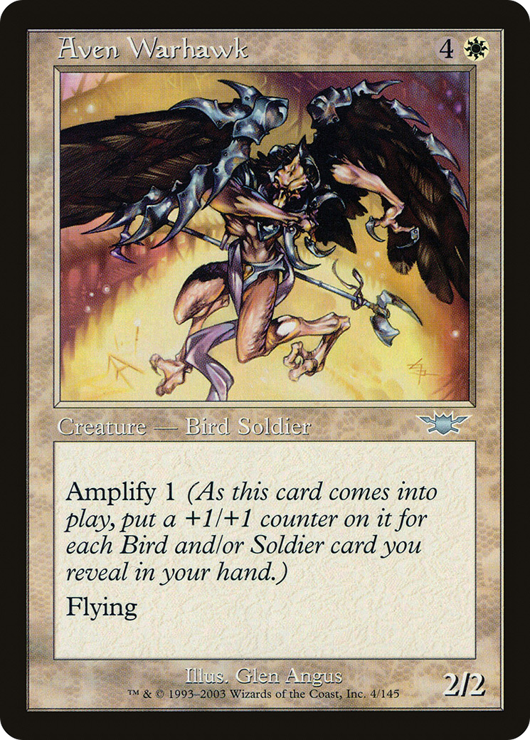 Aven Warhawk (004) Foil - Legions