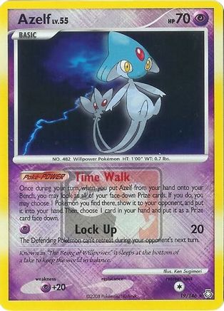 Azelf (League Promo) (19) Reverse Holofoil - League & Championship Cards
