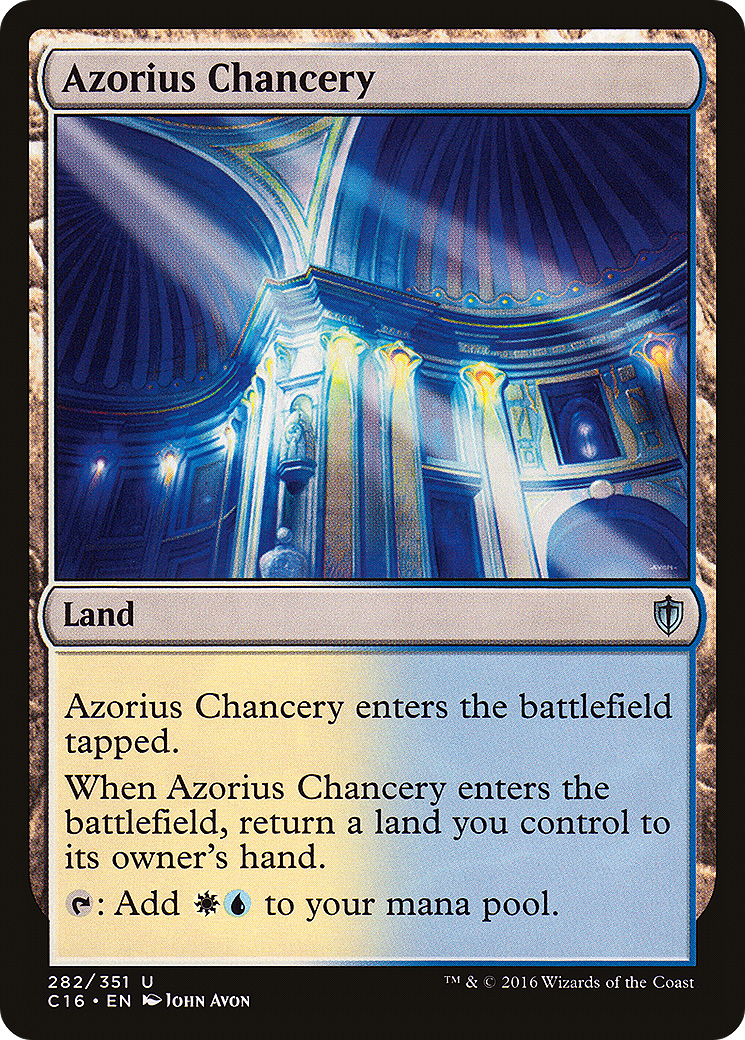 Azorius Chancery (282) - Commander 2016