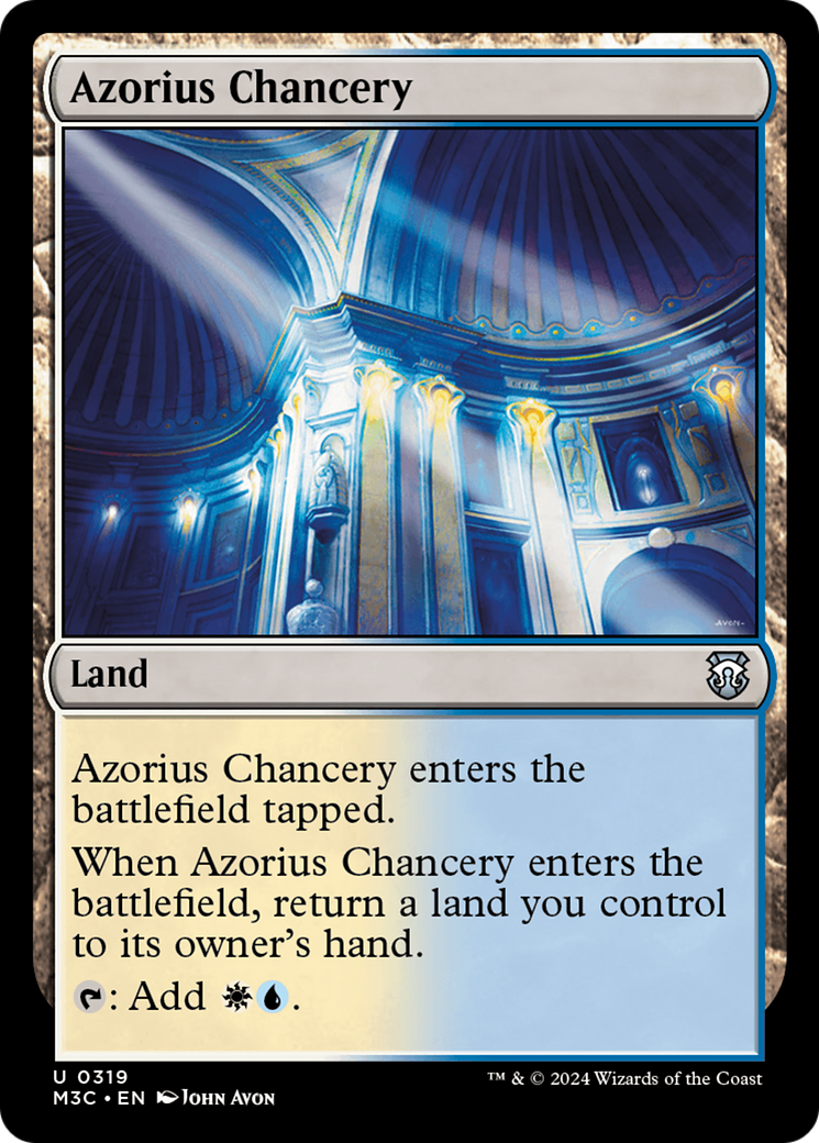 Azorius Chancery (319) - Commander: Modern Horizons 3