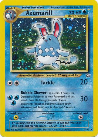Azumarill (2) (Unlimited) Holofoil - Neo Genesis