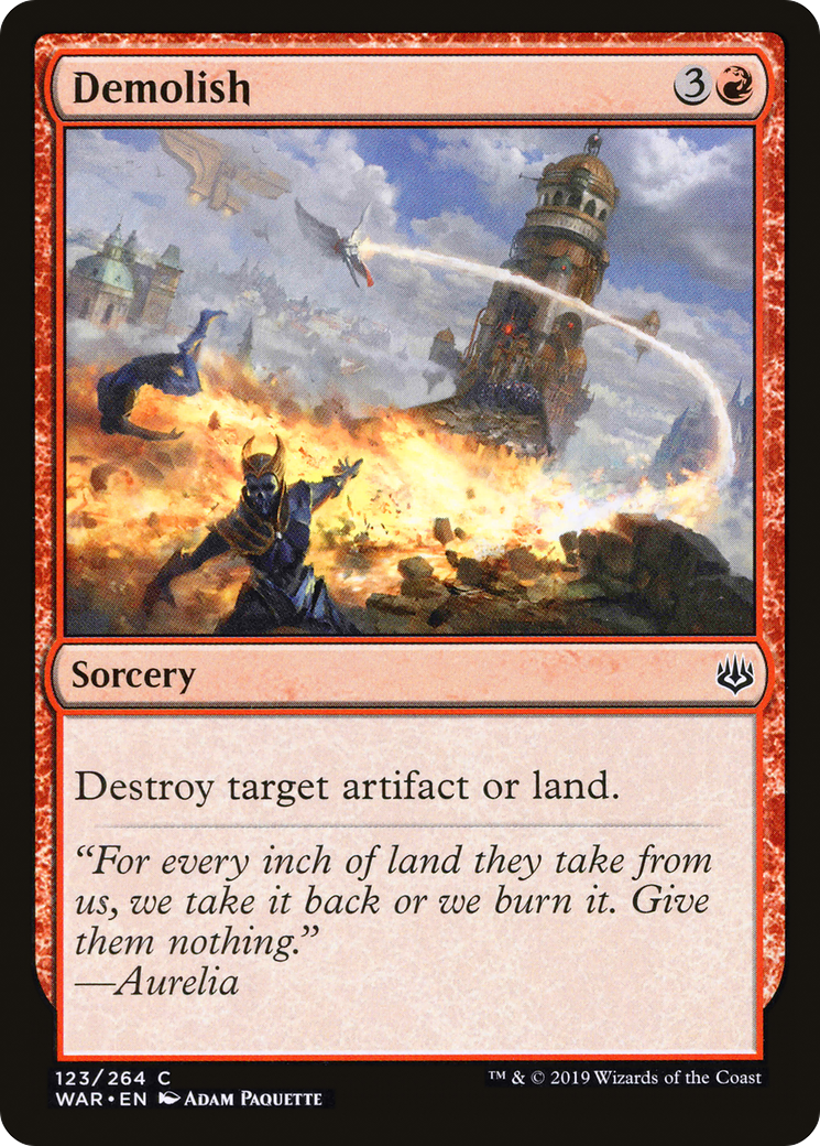 Demolish (123) - War of the Spark