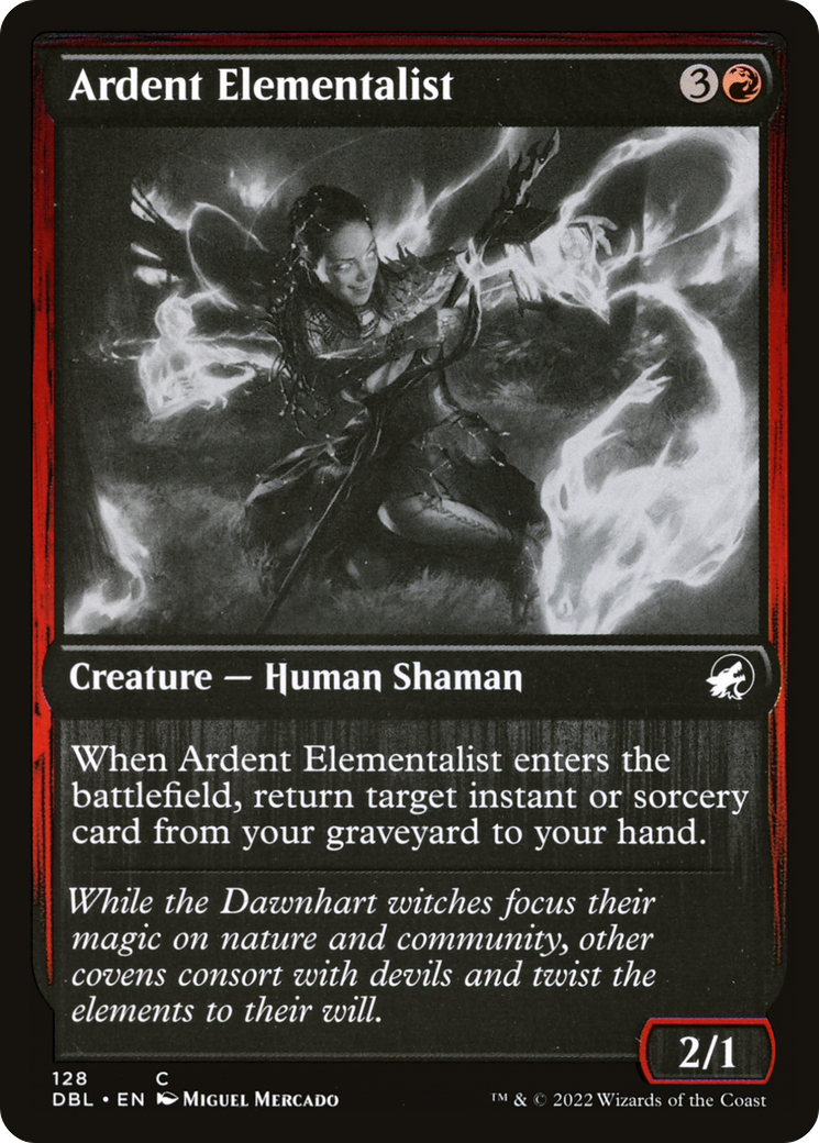 Ardent Elementalist (128) Foil - Innistrad: Double Feature