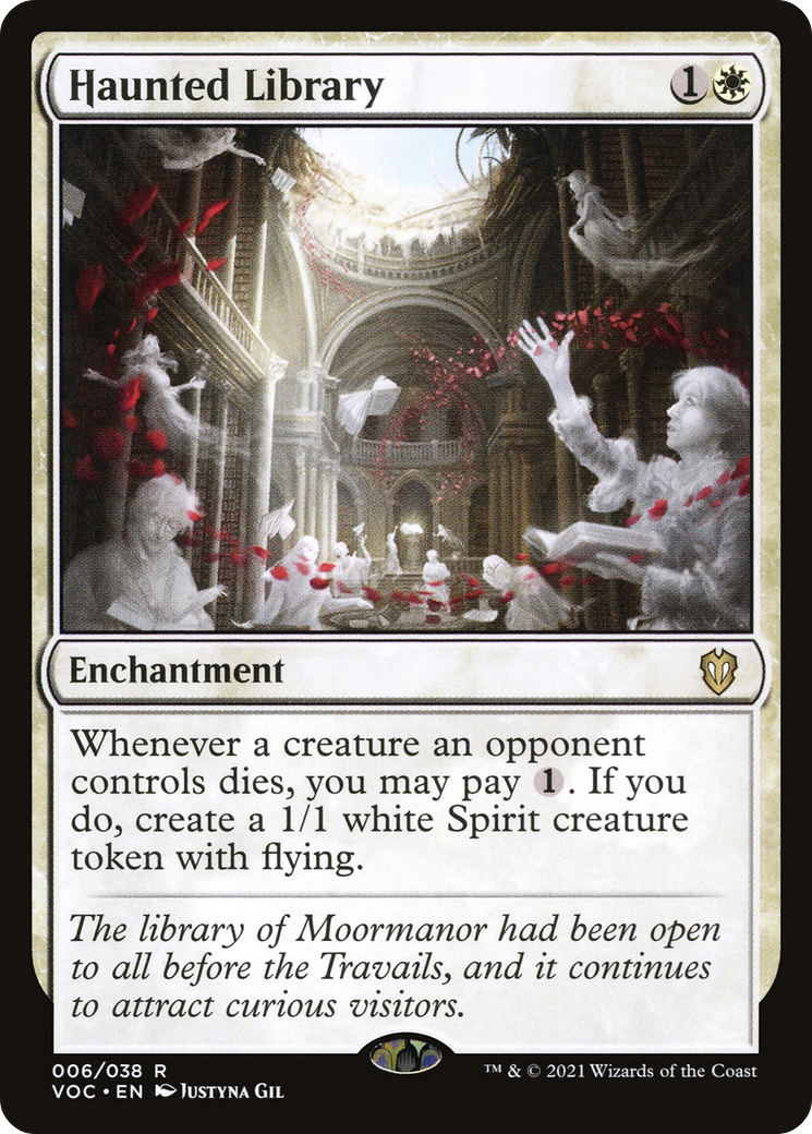 Haunted Library (006) - Crimson Vow Commander