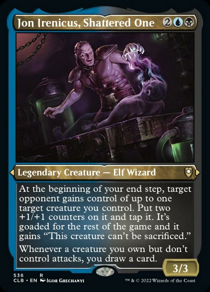 Jon Irenicus, Shattered One (536) Etched - Commander Legends: Battle for Baldur's Gate