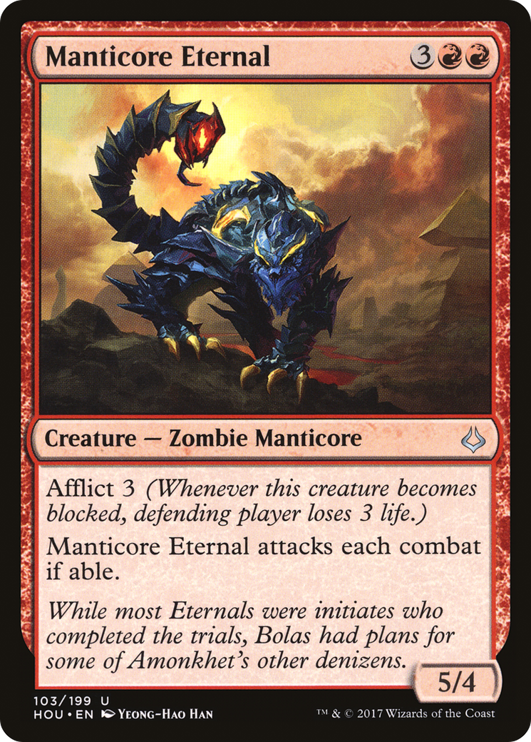 Manticore Eternal (103) Foil - Hour of Devastation