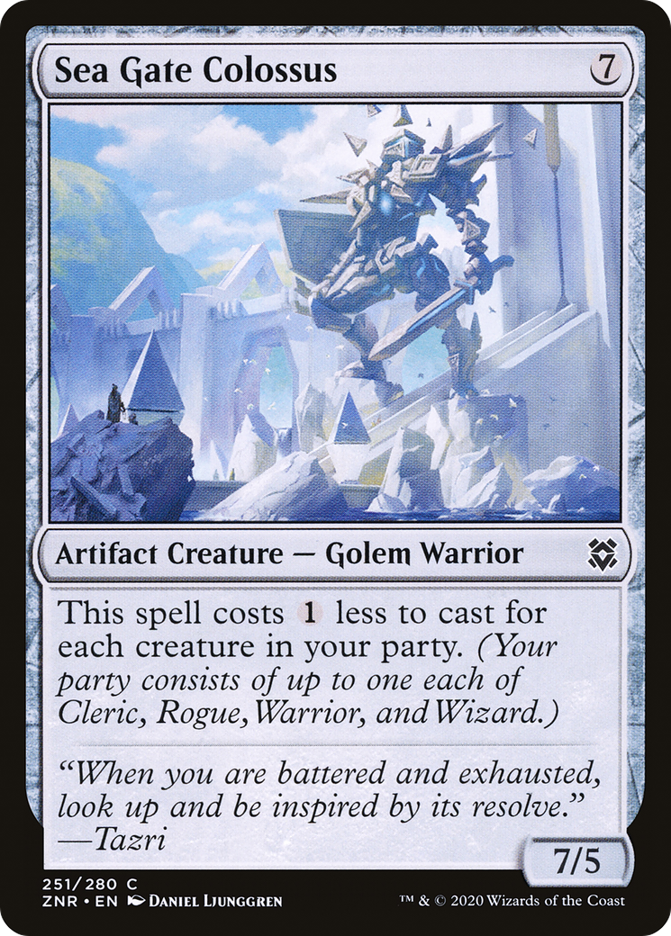 Sea Gate Colossus (251) Foil - Zendikar Rising