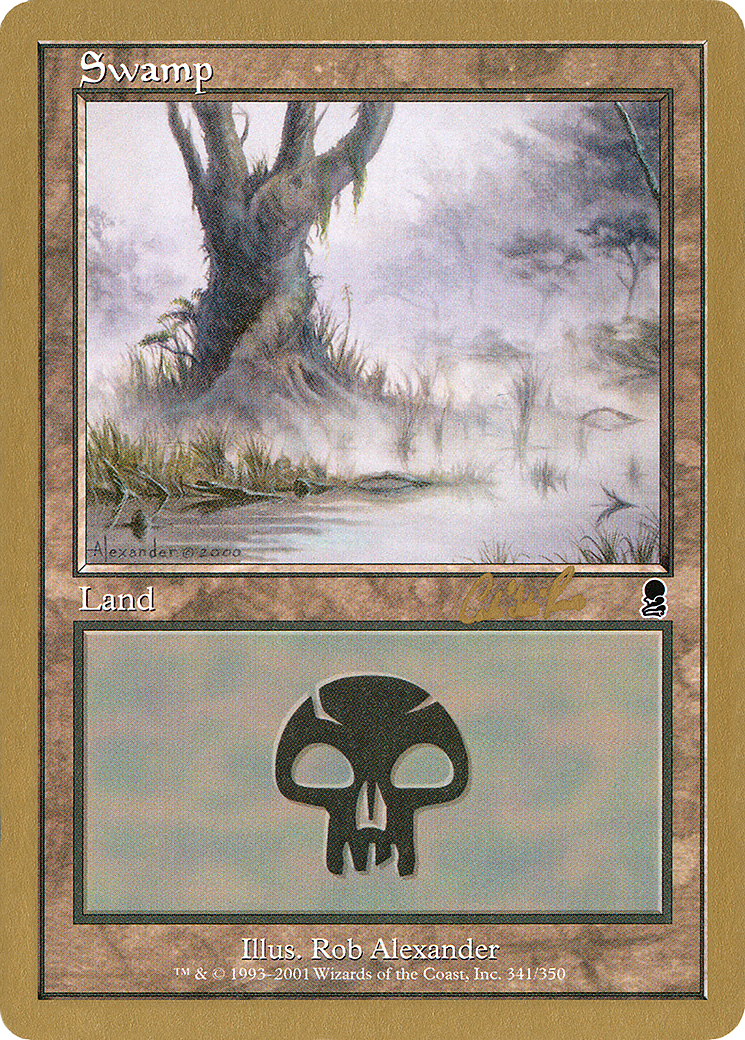 Swamp (341) - 2002 Carlos Romao (ODY) (Retro) - World Championship Decks 2002