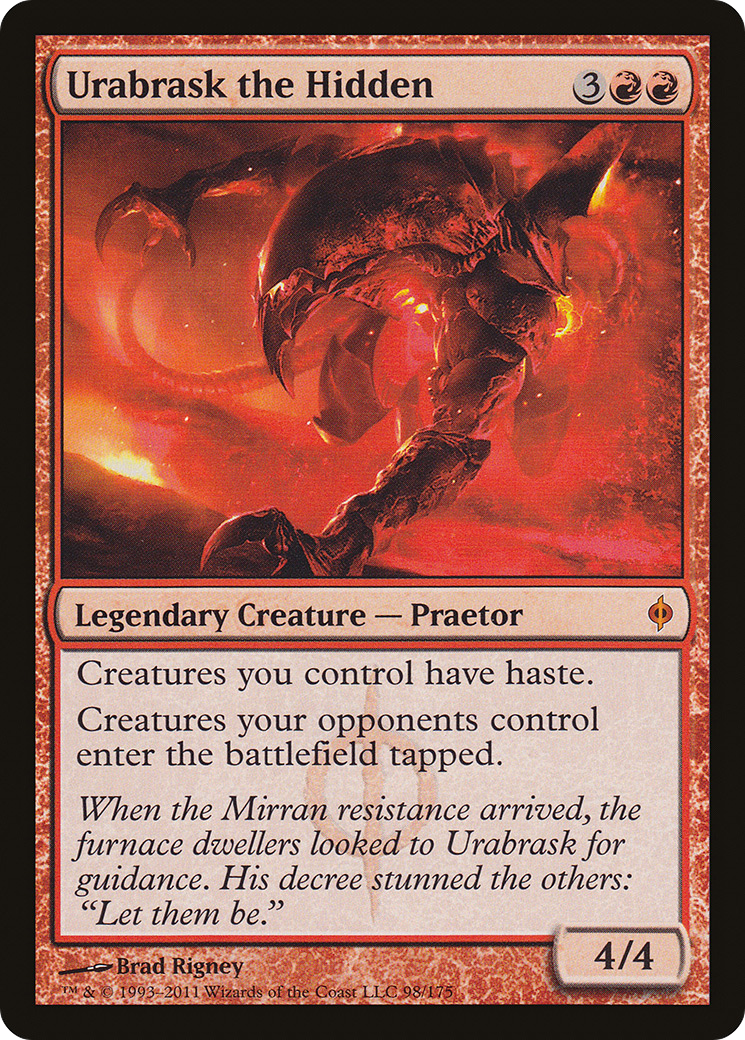 Urabrask the Hidden (098) Foil - New Phyrexia