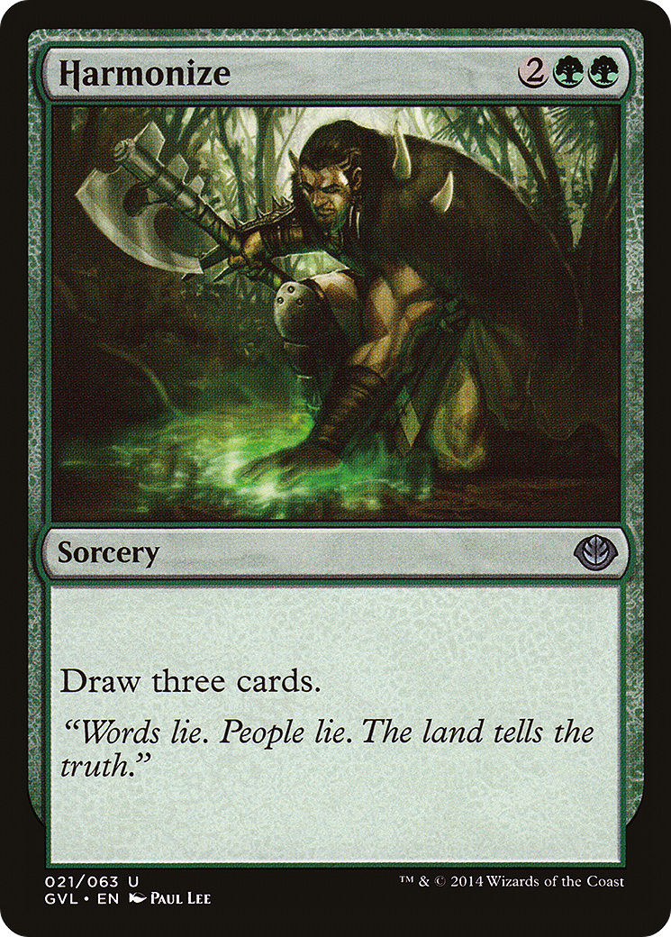 Harmonize (Garruk vs Liliana) - Duel Decks Anthology: Garruk vs. Liliana