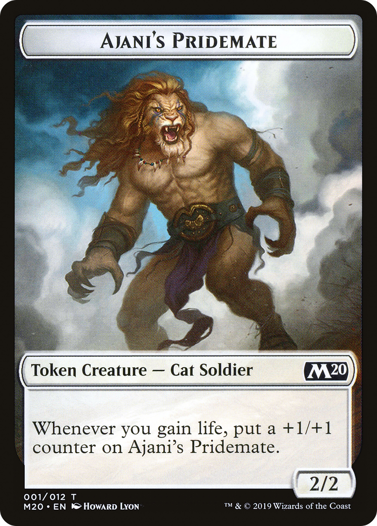 Ajani's Pridemate (001) - Core Set 2020 Tokens