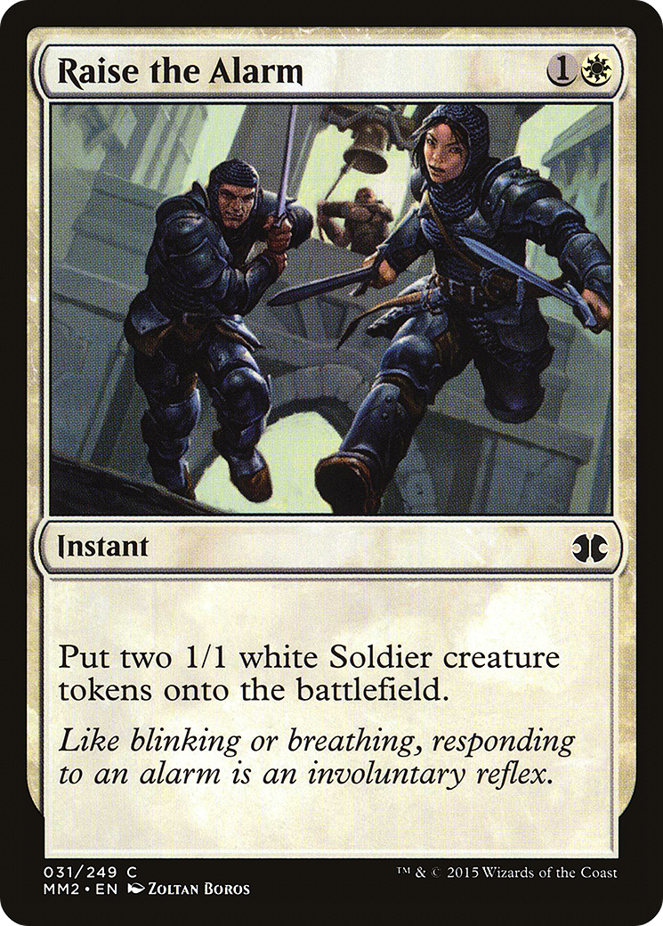 Raise the Alarm (031) Foil - Modern Masters 2015