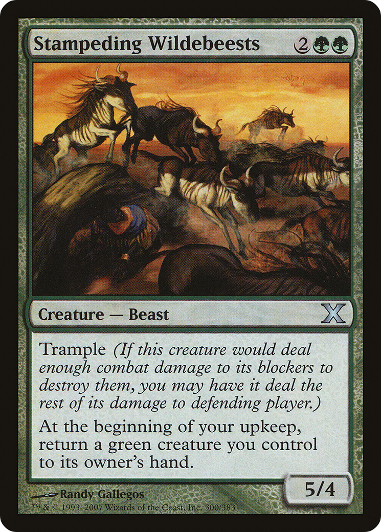 Stampeding Wildebeests (300) - Tenth Edition